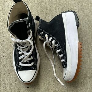 Run Star Hike Hi Top Platform Canvas Shoes Size M8/W9.5